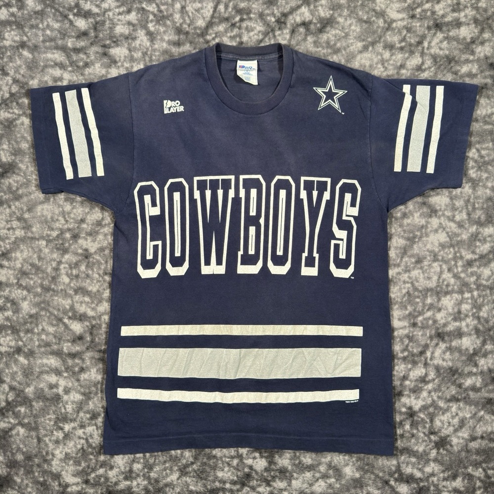 Vintage 1996 Dallas Cowboys TShirt Mens Size L Pro Player NFL Single Stitch
